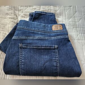 Levi Strauss Women's Simply Stretch Shaping Pull-On Super Skinny Jeans-size 18